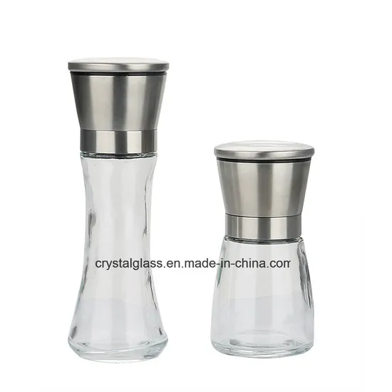 Edelstahl Salz- und Pfeffermühle / Glasflaschenmühle Großhandel