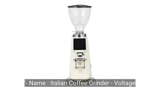 Italienische Kaffeemühle mit Tianium